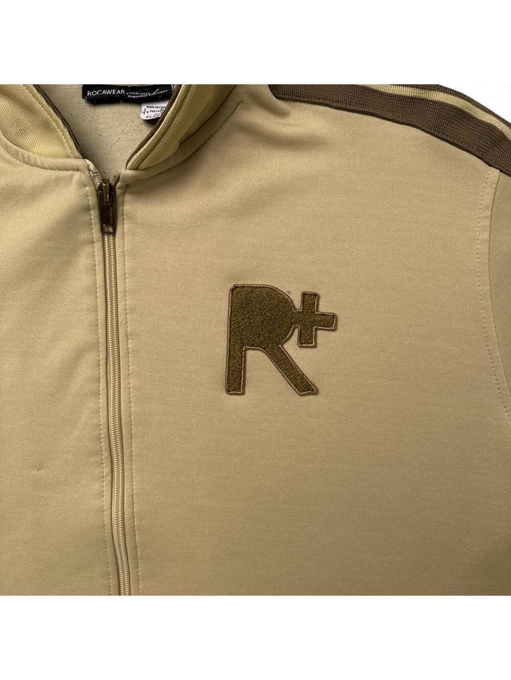 Y2K Rocawear 00s Zip Up Beige Grunge Jacket - Picture 6 of 8
